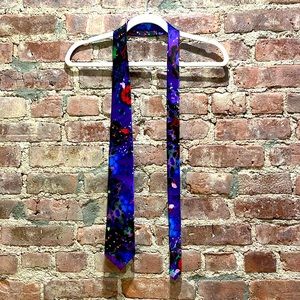 100% silk tie. One of a kind/Custom made.